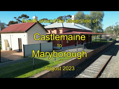 A look at the Castlemaine to Maryborough closed line, Aug 2023