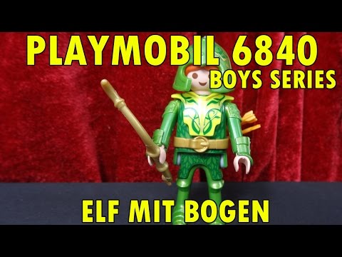 "PLAYMOBIL 6840 - Figures Boys Serie 10 ELF MIT BOGEN" -Vorstellung