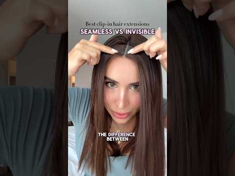 BEST clip in hair extensions ever | invisible clip ins from endaring hair #clipins #thinhair