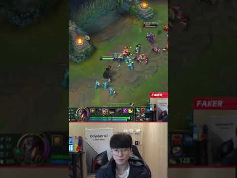 Faker plays Twisted Fate and this happens... 😨 | #shorts #t1 #faker