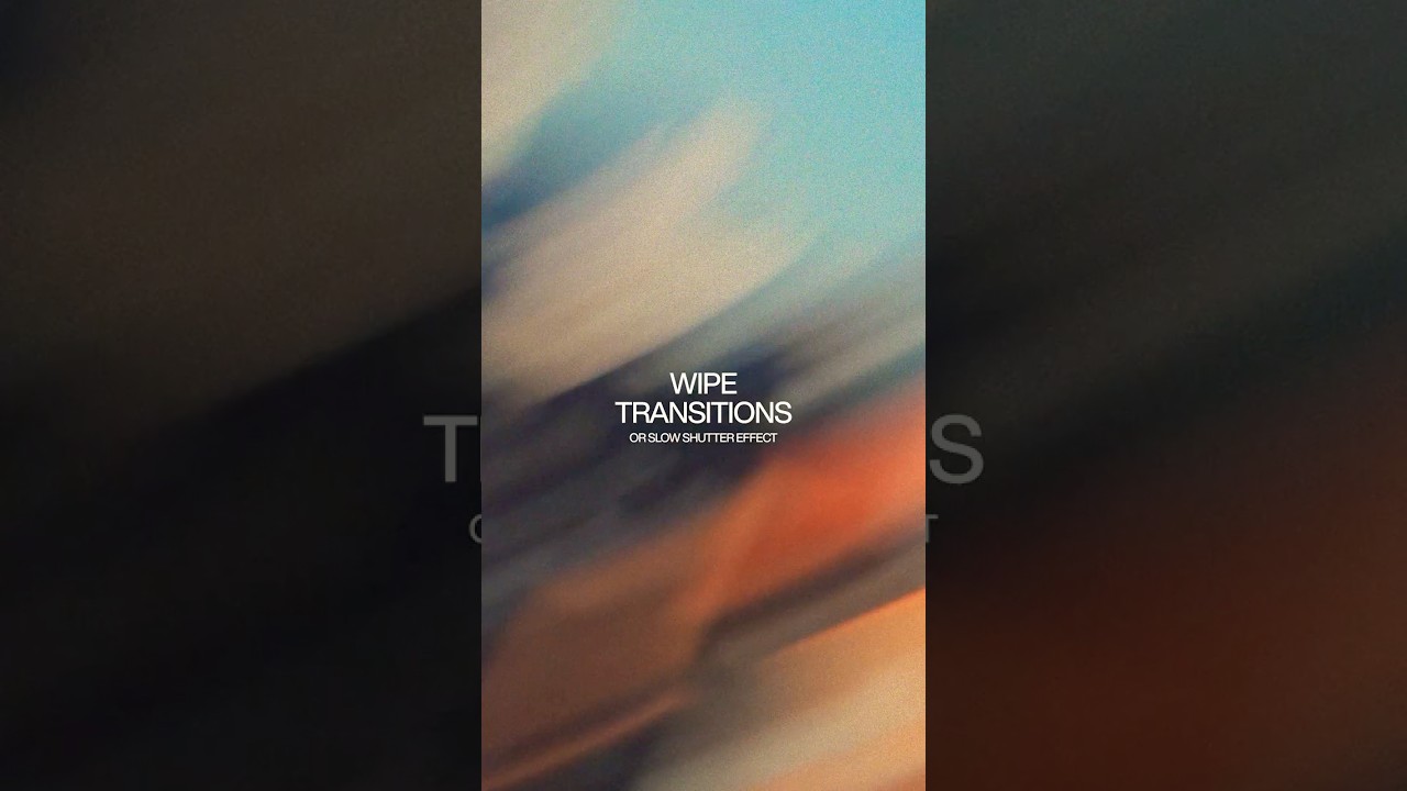 use this easy trick to get wipe transitions
