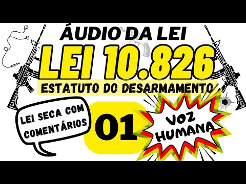 Lei 10.826 EM ÁUDIO - Estatuto do Desarmamento 01