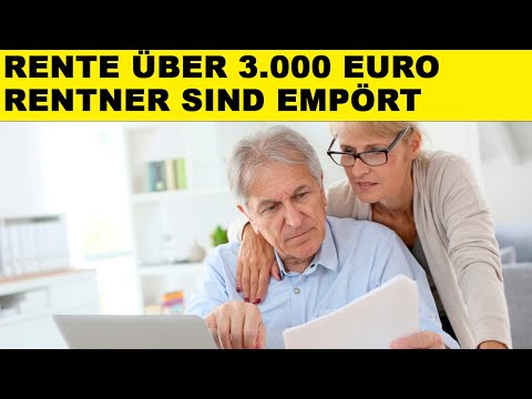 RENTNER SIND EMPÖRT RENTE ÜBER 3.000 EURO - Nachrichten