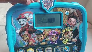 vtech paw patrol the movie learning tablet on low 