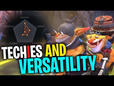 Who Needs Versatility When You Have Techies? - DotA 2 Funny Moments