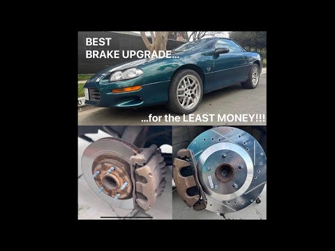 1993-2002 F-Body (Camaro and Firebird) Brake Bracket Upgrade for C5 Corvette Rotors