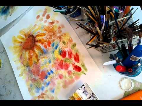 Watercolor Flowers with MFM