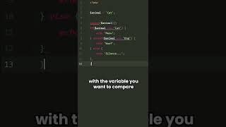Streamline your control flow with switch() statements for cleaner code!