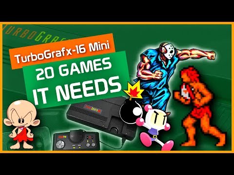 TURBOGRAFX-16 MINI: 20 GAMES IT NEEDS | GrafxGramp