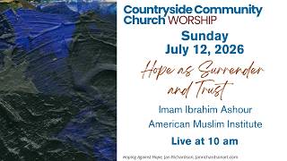 Imam Ibrahim Ashour -- Hope as Surrender and Trust