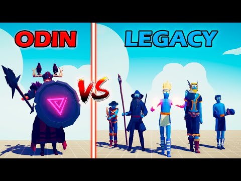 ODIN TEAM vs LEGACY TEAM - Totally Accurate Battle Simulator | TABS