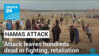 Hamas surprise attack stuns Israel and leaves hund
