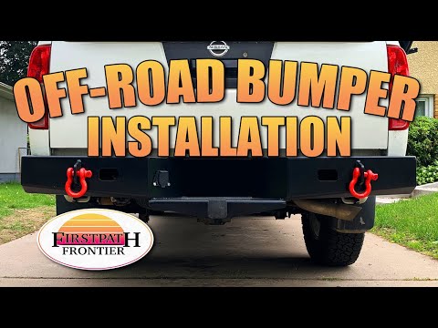Installing my Shrockworks Off-Road Bumper on my Nissan Frontier