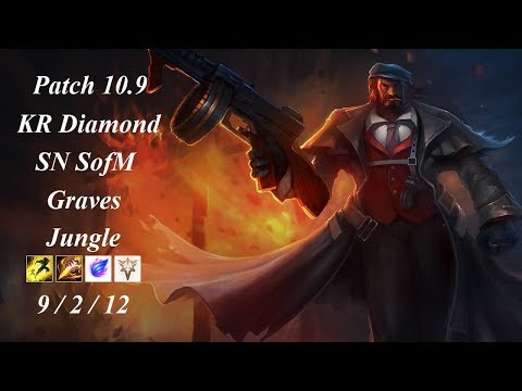 SN SofM - Graves Jungle vs Lee Sin - KR Diamond - Patch 10.9