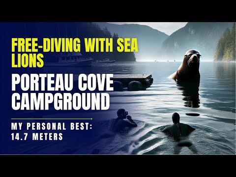 Face-to-face with a sea lion at Porteau Cove