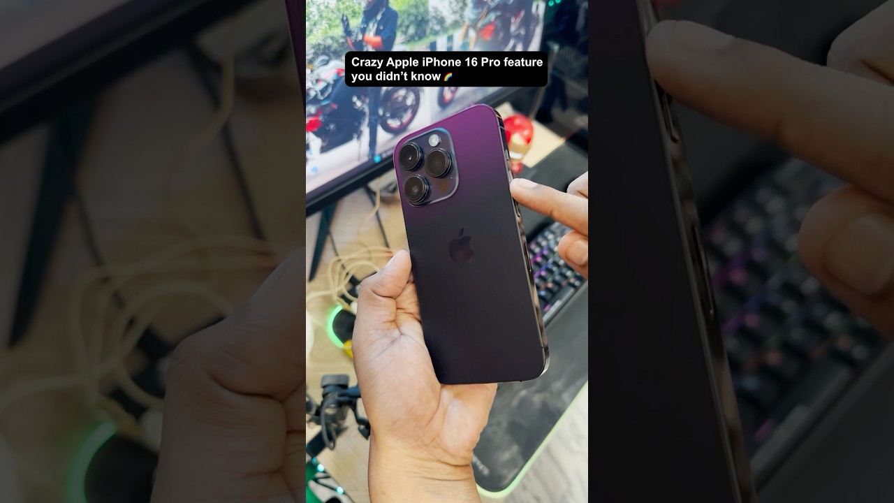 New Apple iPhone 16 Pro Changes Color 🌈 According to Your Mood #iphone #iphone16pro #vfx #shorts