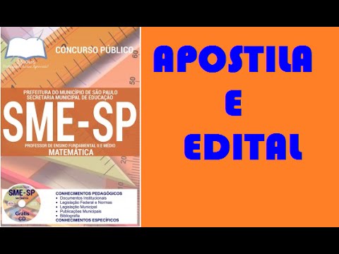 Apostila Professor de Matemática Concurso SME SP 2016