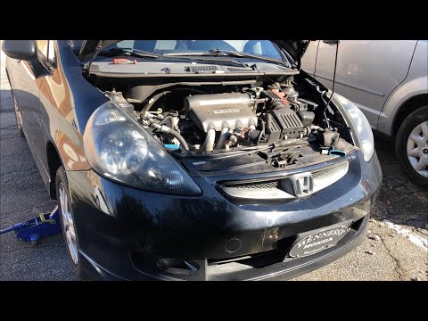 2007 2008 Honda Fit Alternator Removal (walkthrough)
