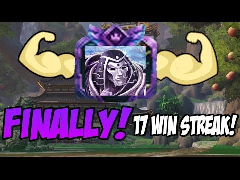 FINALLY GOT A PURPLE BORDER ON MY #1 THANA! 17 WINSTREAK! - GrandMasters Ranked Duel - SMITE