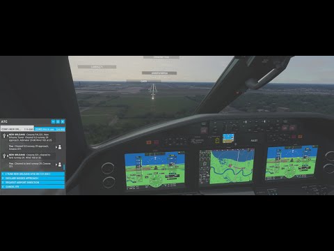 FS2020 - How to complete a ILS Approach in Cessna Citation Longitude (See description)