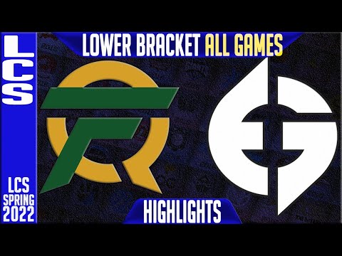 FLY vs EG Highlights ALL GAMES | Lower Round 1 LCS Playoffs Spring 2022 | FlyQuest vs Evil Geniuses