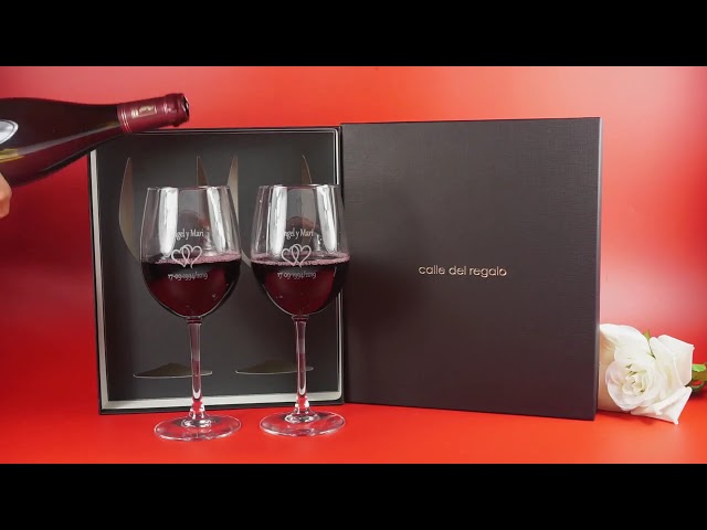 Vídeo relacionado con Wanapix | Copa de Vino Personalizada | Estuche de Regalo Incluido | Copa de Cristal Grabada para Vino | Con Nombre o Texto | Copa de Cristal | Gran reserva