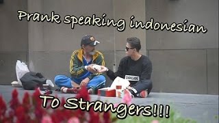 Speaking indonesian with Strangers at Sydney