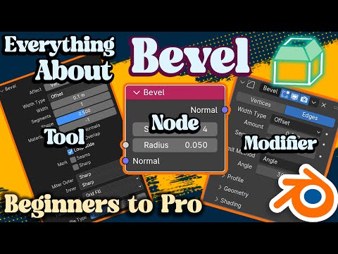 How to Bevel in Blender 4.1 for Beginners | blender tutorial | BLENDER BASICS