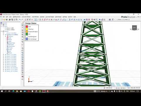 Design of a Telecommunication Mast with ProtaStructure. Part 3.