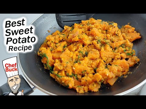 Best Sweet Potato Recipe - Savory Cilantro and Sweet Potato Dish