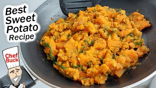 Best Sweet Potato Recipe - Savory Cilantro and Sweet Potato Dish