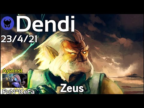 Dendi [Tigers] plays Zeus!!! Dota 2 7.21