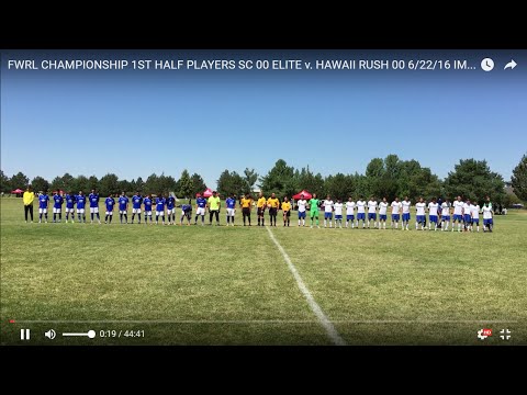 FWRL CHAMPIONSHIP 1ST HALF PLAYERS SC 00 ELITE v. HAWAII RUSH 00  6/22/16  IMG 1346