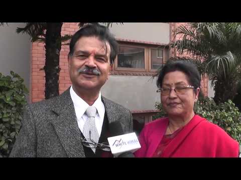 Harihar sharma and Subhadra Sharma Wishes White HImal TV