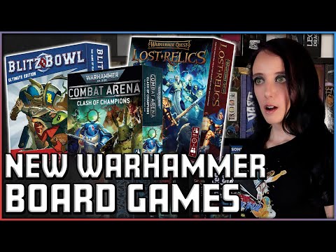 New Intro to Warhammer 40k, Age of Sigmar, & Blood Bowl Board Games! | Eldar & Underworlds News