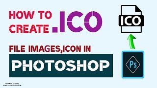 How to Create (.ICO) FAVICON File in Photoshop Best Way to create your own  ICO File