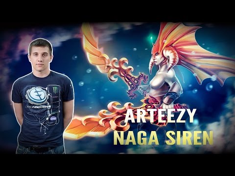 Arteezy Naga Siren - Gameplay Dota 2