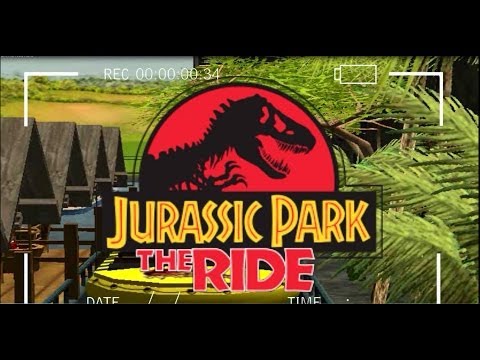[HD]Jurassic Park The Ride on RCT3 Music by John Williams