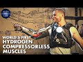 Hydrogen Artificial Muscles For Iron Man Exoskeleton Work Without Compressor