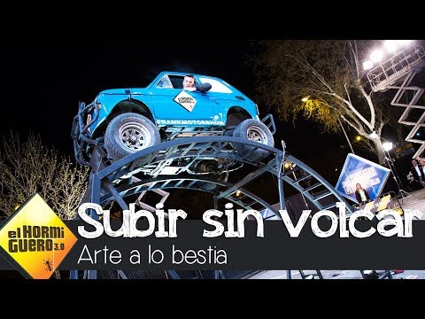 Walter Franco sube una pendiente casi vertical sin volcar - El Hormiguero 3.0