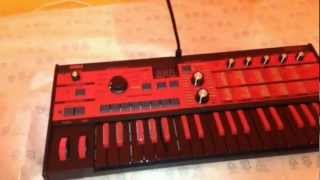 Video thumbnail for KORG MICROKORG LIMITED EDITION BLACK RED Unboxing by Lino Mas