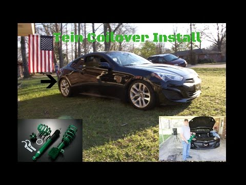 How to install coilovers on a Hyundai Genesis