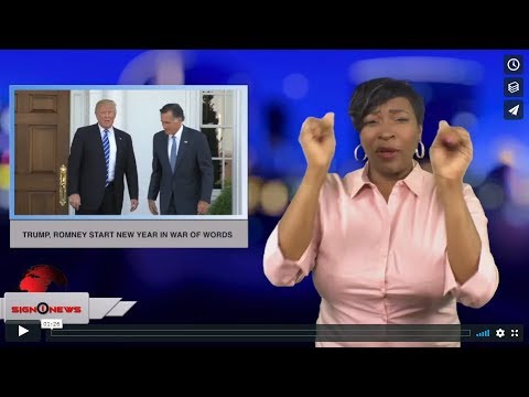 Trump, Romney start New Year in war of words (ASL - 1.2.19)