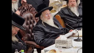 טיש יומא דהילולא קדישא דרבינו בעל האמרי יוסף זיע"א בחצה"ק ספינקא, ו' אייר תשפ"ה