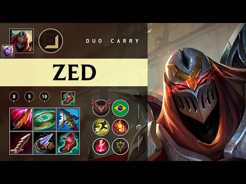 Zed ADC vs Ashe - BR Grandmaster Patch 26.02