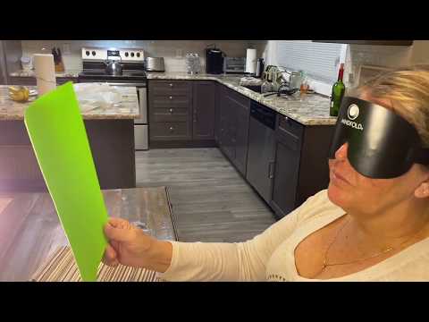 31. Barb's 1st Time "Seeing" With Blindfold Mask - Gets Colours, Letters, Image - Mar 5, 2020