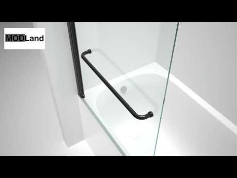 Installation of Sliding Frameless Bathtub Doors