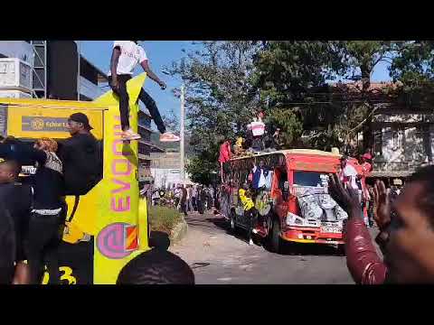How Shabana fans entered in kisii stadium with  fire,  tore bobe 🔥🔥🔥⚽