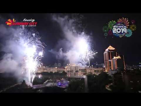 Spectacular Fireworks Display 2019 @ Sunway City Kuala Lumpur (Full version)