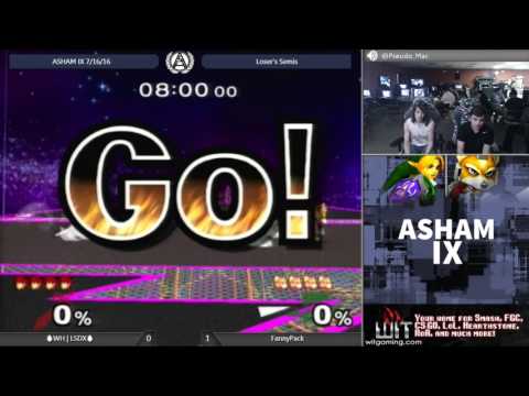 FannyPack (Fox) vs WH | LSDX (Link, Roy) - ASHAM IX Loser's Semis
